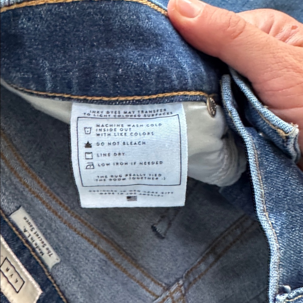 AYR Women's Secret Sauce jeans in Medium Blue Denim - Picture 3 of 5